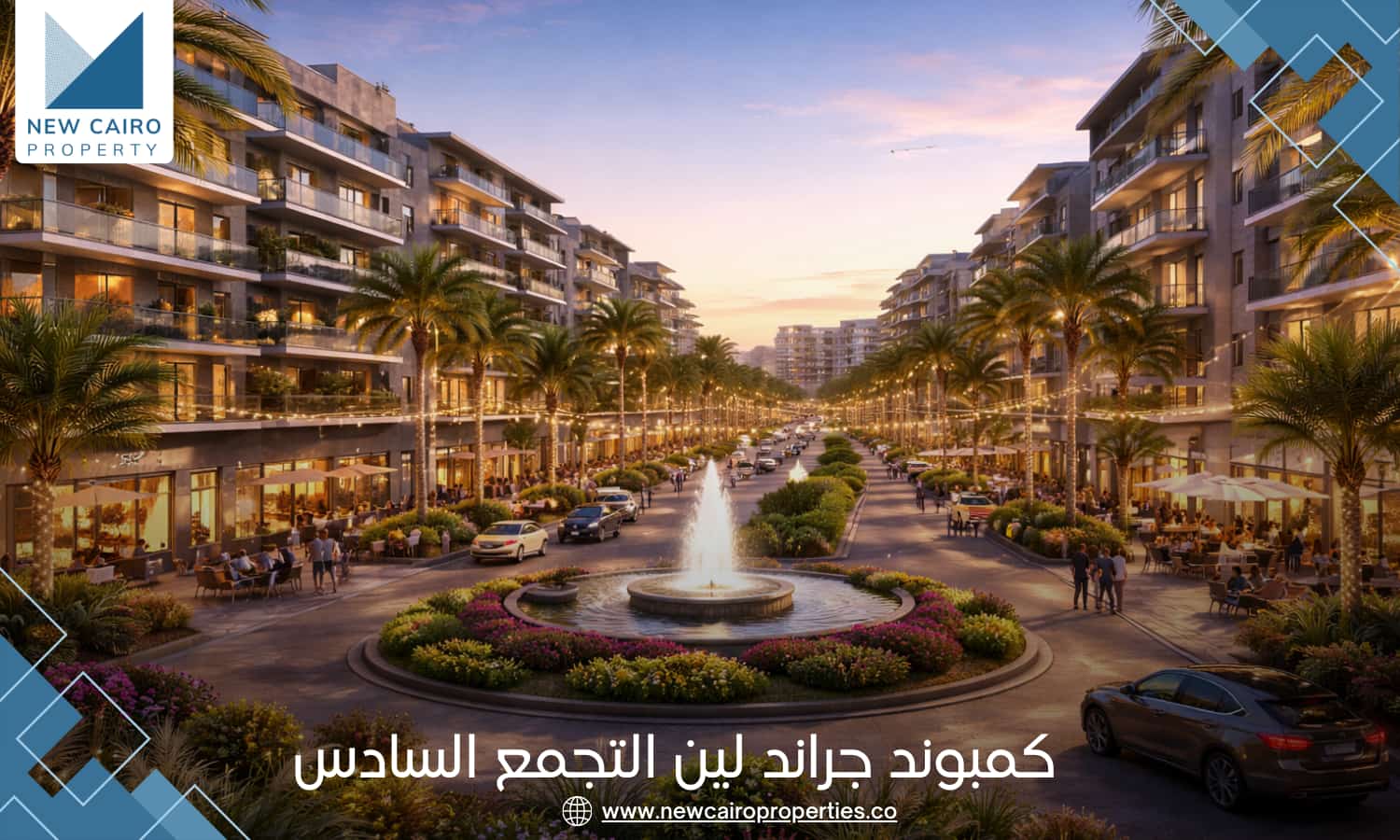 كمبوند جراند لين التجمع السادس